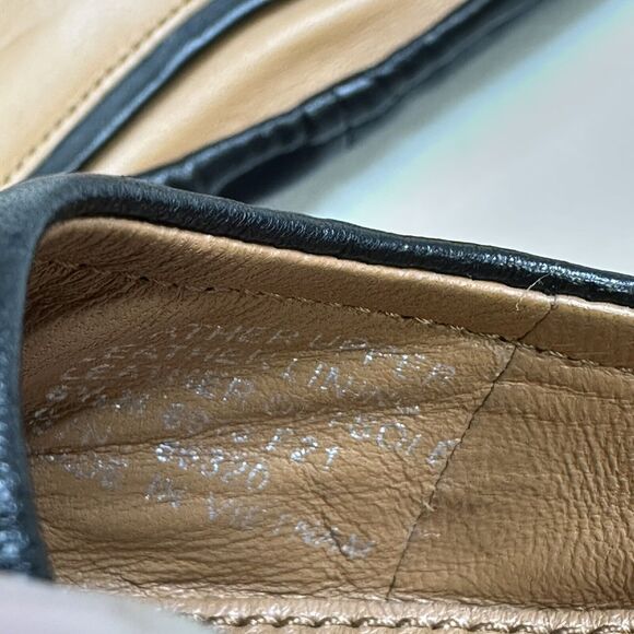 Tory Burch Women’s BENTON 2 BALLET SCRUNCH BACK Nappa Leather Size 8.5 BLACK - Picture 10 of 10